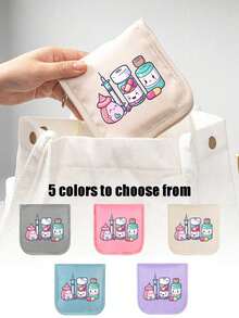 Bolsa de medicina portátil, bolsa de almacenamiento con patrón de pastillas y jeringas de dibujos animados lindos, organizador de medicina compacto y kit de primeros auxilios, kit médico portátil, conveniente para viajes, uso diario/exterior/viajes/dormitorio, accesorio médico esencial para personas conscientes de la salud y viajeros frecuentes, bolsa de medicina pequeña de tela multifuncional, bolsa de primeros auxilios médica portátil, bolsa de medicina para viajes al aire libre, bolsa de almacenamiento de medicina de primeros auxilios para dormitorio, kit de supervivencia, bolsa de almacenamiento de cuidado de la salud diario, regalo del Día del Maestro, regalo de regreso a la escuela, regalo de Pascua - Multicolor - Ver 9