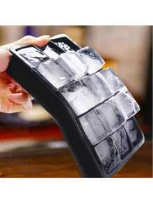 1pc 15-Cavity Or 24-Cavity Purple Silicone Ice Cube Tray With Lid, Home Use - Multicolor - View 2