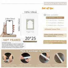 1pc Canvas Wall Art - Children's Ramadan Wall Decor _ Ramadan Countdown Calendar _ Eid Al-Fitr Countdown _ Prayer Times _ Ramadan Moon Phases _ Muslim Kids Printables - Baby Goods – Framed Nursery Wall Art Perfect For Playroom Decor Nursery Decor, Daycare Decor, Preschool Decor, Boy's Room Decor Girl's Bedroom Decor Kids' Room Decor - Multicolor - View 19