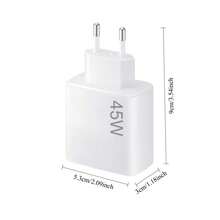 45W 大功率快充墙式充电器 USB-C 快充适配器，兼容三星 Galaxy S25、S24+、S24 Ultra、S23+、S23 Ultra、S22、Note20、A54、A53、Z、Fold5、Fold4 平板电脑等机型，支持快充，情人节礼物之选 - 查看 8