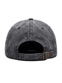 1pc 250th Anniversary Printed Baseball Cap, Men's Oxford Lining, Classic Curved Brim, Natural, Comfortable And Breathable, Adjustable Hook And Loop Closure At The Back, Suitable For Everyday Wear, Outings, Sports, Outdoor Activities, Travel, Etc, For Spring/Summer/Fall, Independence Day, Memorial Day, Veterans Day - 霧霾藍 - 查看 6