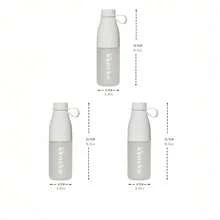 1/2/3个装便携式旅行水瓶 | 磨砂渐变时尚设计，带提手，防漏密封，轻便，适合户外/日常使用 - 白色 - 查看 12