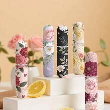 X Milania 1pc 5ml New Butterfly Lovely Printed Perfume Bottle, Small Portable Travel Bottom Direct Filling Spray Bottle, Delicate Spray, Spray Evenly, A Variety Of Print Models To Choose From, Spray Bottle Can Be Reused, Bottom Fill Perfume Design, Carry Around Anytime, Anywhere Use, A Variety Of Styles, Suitable For Use On Various Occasions, For Girlfriend, Friends, Mother, Women's Perfume Spray Bottle - 彩色 - 查看 1