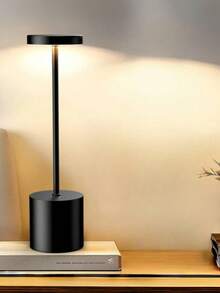 Đèn bàn không dây sạc USB, đèn bàn LED di động, đèn điều khiển cảm ứng bằng kim loại kiểu dáng tối giản châu Âu, đèn bàn LED 800mAh, pin cảm ứng mạnh mẽ, 3 nhiệt độ màu, thích hợp dùng cạnh giường, cắm trại, trong nhà, ngoài trời, sân hiên, phòng ăn, đèn trang trí, đèn ngủ, đèn chiếu. - Nhiều màu - Xem 2