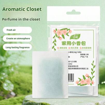 10g*10 Aromatic Bead Sachets 10g Each, Small & Travel-Friendly For Home, Closet, Drawer And On-The-Go Use