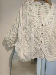 Lace Kimono - Trắng 09 - Xem 4