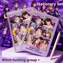 Mattel A Set Of K-POP Girls' Demon 1 Hunters Stationery Set, Practical Stationery For Primary School Students, Learning Reward, Small Gift, Souvenir, New Year Gift - Multicolor - View 5