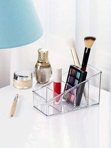 这款单件式化妆品收纳盒可用于存放遥控器、文具、笔记本、口红、化妆品等物品。适用于梳妆台、抽屉分隔板和桌面化妆品收纳，可用作化妆品收纳盒、梳妆台托盘、桌面整理盒和家居收纳盒。适用多种场景，也可用于放置遥控器。 - 彩色 - 查看 4