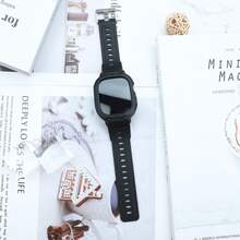 Compatible avec le bracelet Ultra 3 49 mm, 45 mm, 41 mm. S'adapte aux bracelets, bande de montre intelligente en TPU d'une seule pièce, couverture complète créative avancée, respirante, pour hommes et femmes - Noir - Voir 5