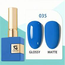 Sơn móng tay dạng gel màu xanh dương tươi sáng 16ml, màu sắc rực rỡ của bầu trời mùa hè, thích hợp cho kỳ nghỉ biển, làm móng chân, nghệ thuật vẽ móng, cần tẩy rửa bằng đèn UV LED. Sơn gel cần lớp sơn lót và lớp sơn phủ. - Màu xanh lam - Xem 13