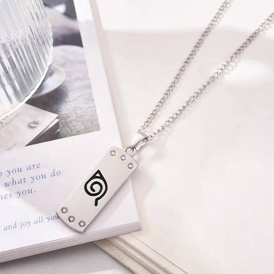 Anime Necklace Kakashi Kunai Zumaki Shuriken Action Doll Accessories Metal Alloy Pendant Cosplay Cartoon Collection Toy - 3146 - 查看 1