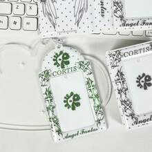 1个创意明星卡套，Kpop照片卡套，天使翅膀、十字架、波点图案组合，PU材质，适用于3-3.5英寸迷你照片卡，支持偶像演唱会、动漫游戏周边小卡片收纳展示