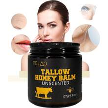 MELAO 乳木果蜂蜜润肤膏，无香型肌肤屏障修复霜，深层滋养舒缓，适用于干燥、皲裂肌肤，改善肤质，适合敏感肌肤，120克/4.23盎司 - tallow - 查看 5