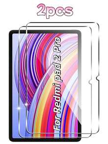 2pcs/Pack, Compatible With Xiaomi Pad 8/Pad8 Pro/Pad7/Pad7 Pro/Pad2/ Pad 2 Pro/ Pad 2 Pro 5G/ POCO Pad M1/ POCO Pad X1/Pad Mini/Pad 2 2026(9.7-Inch) Tablet Screen Protector - 9H Hardness (Scratch-Resistant, Shock-Resistant), Bubble-Free, High Definition Transparent, Smooth Surface Tablet Design Gradient Gloss, Suitable For Gaming, Video Calls, Daily Use, High-Quality Tempered Glass, Bubble-Free Application, Screen Protector - Clear - View 10