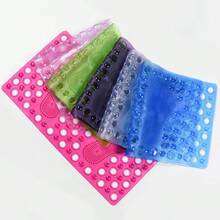 Tapete De Baño Antiderrapante Para Regadera Con Ventosas En Forma De Pies - Multicolor - Ver 7