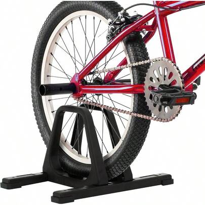 Soporte para bicicletas - Soporte doble para bicicletas de montaña, de carretera o bicicletas - Almacenamiento de bicicletas de acero para interiores o exteriores - Soporte para neumáticos para camión por RAD Cycle
