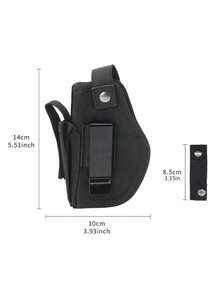 Gun Holster For Women With Magazine Holder,Universal Concealed Carry Holster & Replacement Parts- Ambidextrous Iwb/Owb Nylon Pistol Holster With Low-Profile Belt Clip & Optional Mag Pouch, Right/Left Hand Convertible, Adjustable Retention - Multicolor - View 11