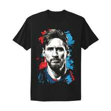 Lionel Messis, 25 Years Old,Argentina World Cup Champion T-Shirt-1 - 黑色 - 查看 1