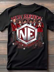 New Edition Comfortable And Fitted T-Shirts As Christmas Gifts For Fans And Friends - Black - View 1