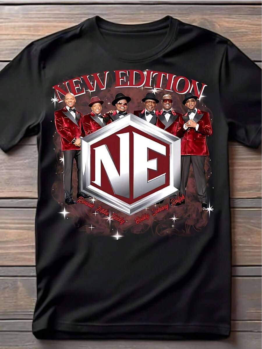 New Edition Comfortable And Fitted T-Shirts As Christmas Gifts For Fans And Friends - Black - View 1