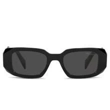 Prada Fashionable Black Frame Women's Sunglasses, UV Protection, Stylish For Summer Beach - Black - View 6