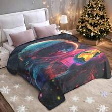 Coperta a cartoni animati, morbida e confortevole, multifunzionale, un regalo essenziale per la casa adatto a tutte le età, calda e avvolgente per divano e letto - Multicolore - Visualizzare 3