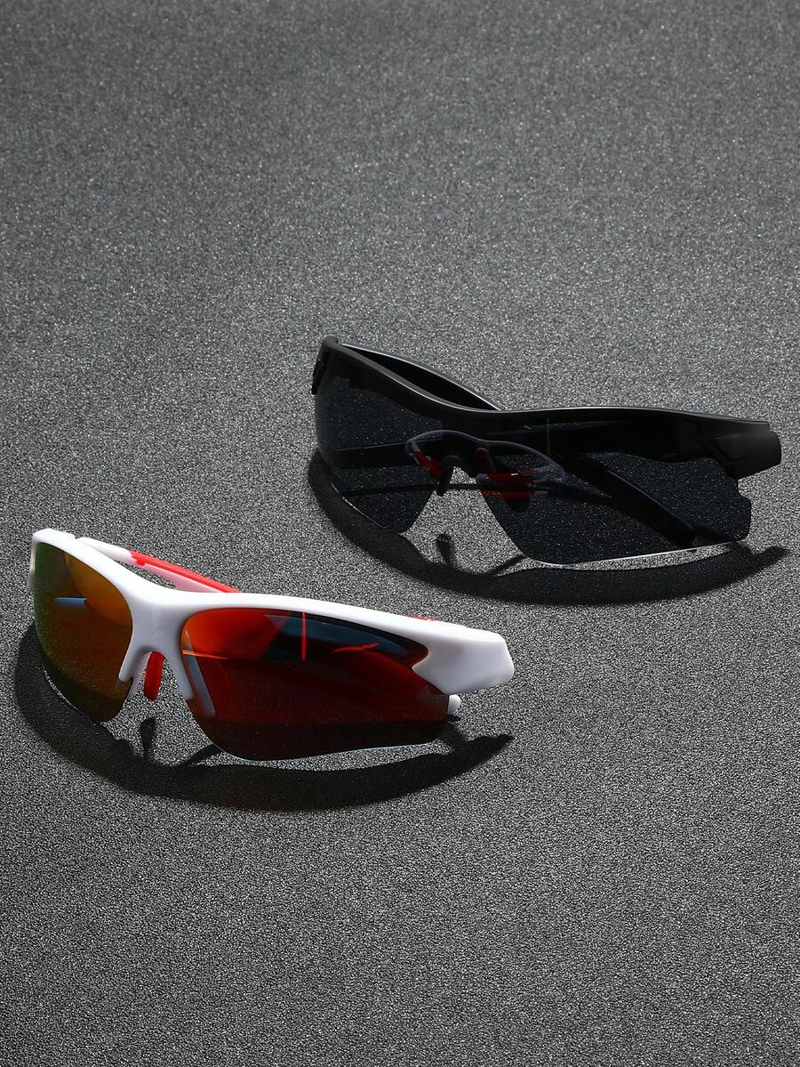 2 piezas Accesorios deportivos de plástico para hombres, decorativos y de moda, adecuados para uso diario, fotografía, compras, ciclismo, esquí, etc. - Multicolor - Ver 1