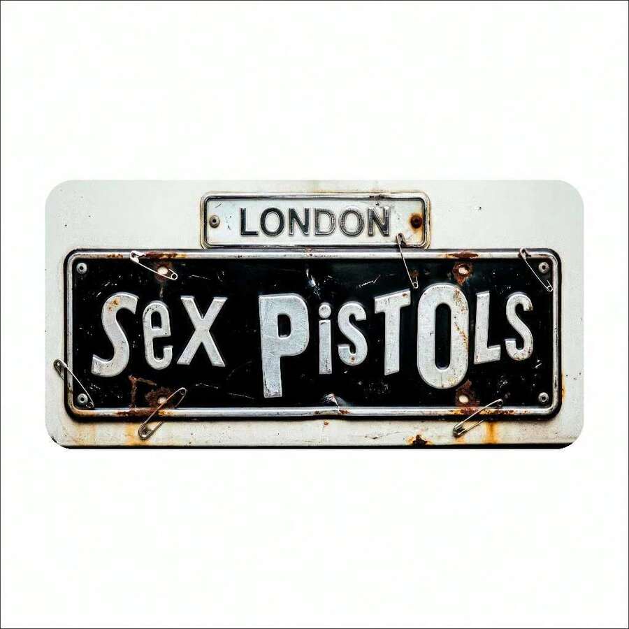 Decorative MDF Plaque 30x15cm American Car Plate Style - Rock And Pop Culture Retro Vintage - usa-22 - Ver 1