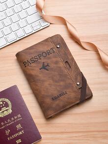 Fashionable High-Capacity Multi-Function Passport Holder, Stylish Travel Document Card Case - Multicolor - View 12