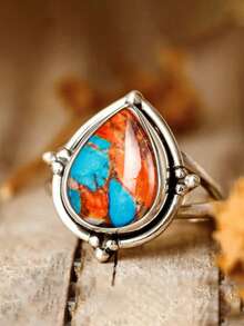 1 PC Fashion Ring For Women For Valentine's Day Gift Wedding Anniversary Party Jewelry - 1# - View 2
