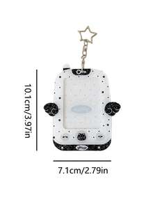 1 PC Girl Cartoon Wings Mobile Pendant 3-Inch Star Chasing Hollow Small Card Display Card Set Gooka Hard Card Set - Multicolor - View 9