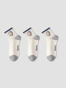 1/3/5 Pairs Men's Odor-Resistant Short Socks, Breathable Sports Socks For Teenagers, Basketball Socks, Socks, Couples Socks - Multicolor - View 14