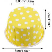 Estuches para Cupcakes Estuche para Vasos Envoltura de Papel Liner Curling Pink para 100 Uds Portavasos para Pasteles Organizador Taza para Envoltorios Kits de Decoración de (Amarillo),40808368 - Marrón Mocha - Ver 2