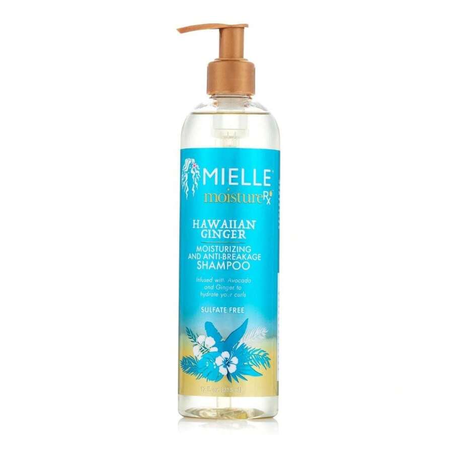 Mielle Organics Moisture RX, Moisturizing And Anti-Breakage Shampoo, Hawaiian Ginger, 12 Fl Oz - 洗髮水 - 查看 1