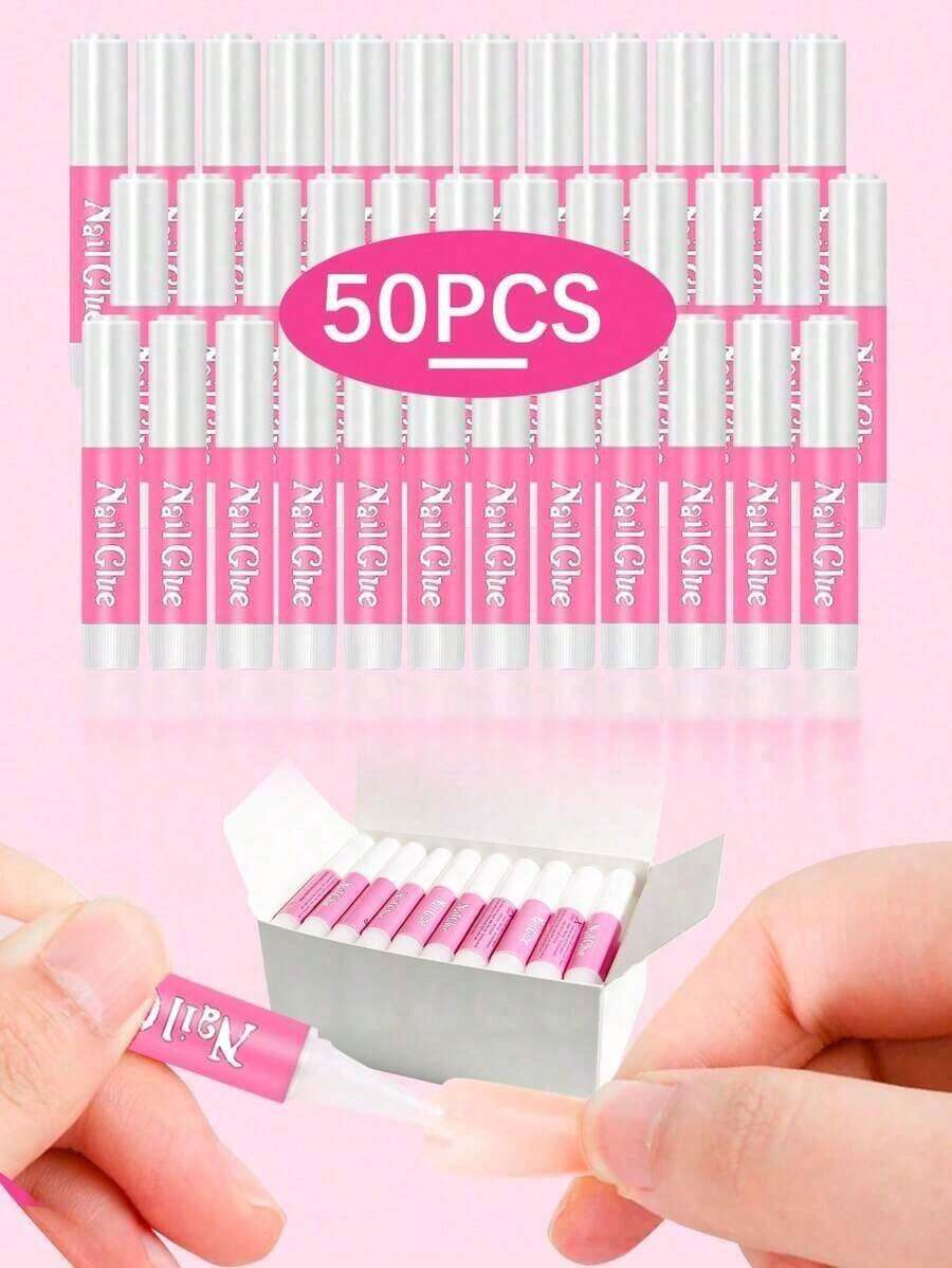 90Pcs/Box 2g Super Nail Glue For Acrylic Nails Nail Tip Glue Professional Nail Glue False Nail Tips Glue For Adhesive Acrylic Nails Fake Nails Tips Nail Glue Gel - 10Pcs - View 1