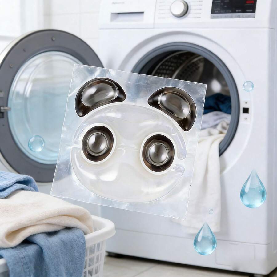 50pcs Panda Shaped Laundry Detergent Pods, Stain & Grease Removal, Deep Cleaning, Anti-Fading, Long-Lasting Fragrance. Suitable For Baby & Sensitive Skin Clothing, Underwear, Down Jackets. Low Foam Design, Easy To Rinse. - Multicolor - View 1