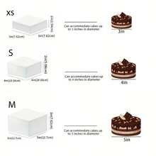 6-Piece Set 3-8 Inch White Acrylic Cube Display Bases - Buffet Stands, Display Risers Stand, Home Decor Display Holders & Storage Boxes, Ideal For Showcasing Jewelry, Accessories, Ornaments, Suitable For Parties, Birthdays - Default - View 5