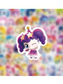 100张卡通可爱涂鸦系列贴纸，适用于剪贴簿、日记本、笔记本电脑、水瓶、汽车等。以信仰为主题的设计，传递积极信息，是馈赠佳品。 - 彩色 - 查看 6