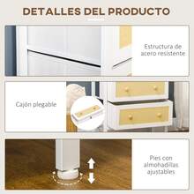 Gavetas de armazenamento - Branco - Ver 4