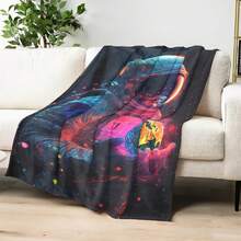 Coperta a cartoni animati, morbida e confortevole, multifunzionale, un regalo essenziale per la casa adatto a tutte le età, calda e avvolgente per divano e letto - Multicolore - Visualizzare 5