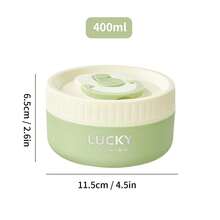 Scatola termica per il pranzo portatile in acciaio inossidabile 304 con posate e borsa termica, contenitore bento a tenuta stagna, riscaldabile in microonde e in acqua calda, isolato anti scottature, contenitore riutilizzabile per insalata di frutta, adatto per studenti e adulti a scuola, in ufficio, per campeggio, picnic, viaggi, ritorno a scuola - Multicolore - Visualizzare 15
