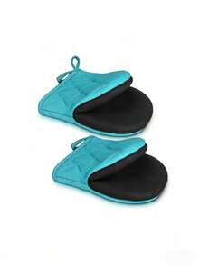 Multi-Functional Heat Resistant Pot Mat, Oven Mitts For Kitchen Use - Multicolor - View 3