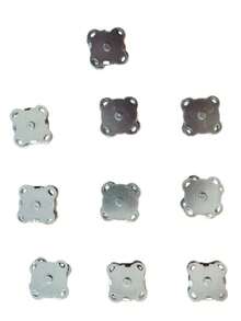 5/10/20 Pairs Magnetic Invisible Snap Buttons, Plum Color Magnetic Snap Buttons, Sewing Buttons, Metal Invisible Sewing Buttons, Wallet Thumb Lock Snaps, Suitable For DIY Crafts Bags Wallets Accessories Replacement, Shoulder Bags Handbags, Bag Accessories Wallet Snaps, 14mm Craft Weaving Button Set For Bags, Magnetic, Sewing, Crafts, Wallets, Bags, Clothing - Multicolor - View 8