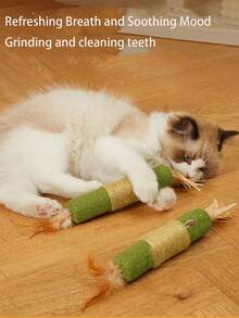 1 Pack Cat Cat Toys, Cat Sticks, Indoor Cat Toys, Cat Chew Toys, Kitten & Cat Treats, Cat Dental Chew Toys - Multicolor - View 7