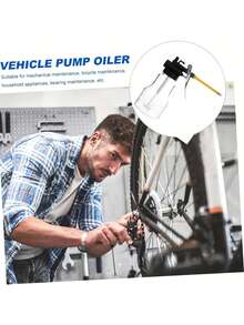 250ml Transparent Oil Bottle With Short/Long Nozzle, High Pressure Oiler, Oil Gun - A - View 9