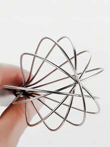 1/2/6件装不锈钢木柄手动打蛋器/搅拌器 - 无需电池，耐用金属设计，方便烘焙和烹饪，非常适合打发和混合食材，手动打蛋器 | 手动搅拌器 | 坚固耐用 - 彩色 - 查看 5