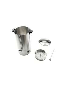 Cafetera Percoladora de gran capacidad para 110 tazas de acero inoxidable marca  PDH industrial  Modelo PD125, ideal para negocios, potencia de 1200 watts - Tipo de Enchufe A USA (110-127V) - Ver 4