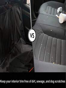 宠物汽车座椅垫，防污防尘宠物汽车脚垫，1 件装黑色橙色汽车宠物座椅套，防水耐用防刮后座保护垫，适用于大型 SUV 车辆，防滑旅行配件，易于清洁，宠物主人的理想礼物 - 彩色 - 查看 9