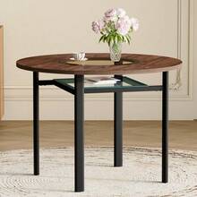 Coffee Tables - Brown+Black + Glass+Metal + MDF - View 4