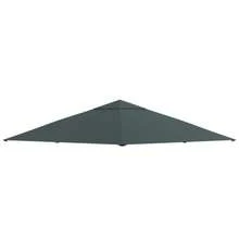 3 X 3 M Gazebo Roof, Replacement For Gazebo Roofing, Dark Grey Polyester Sun Protection For Garden And Terrace - Dark Green - View 9